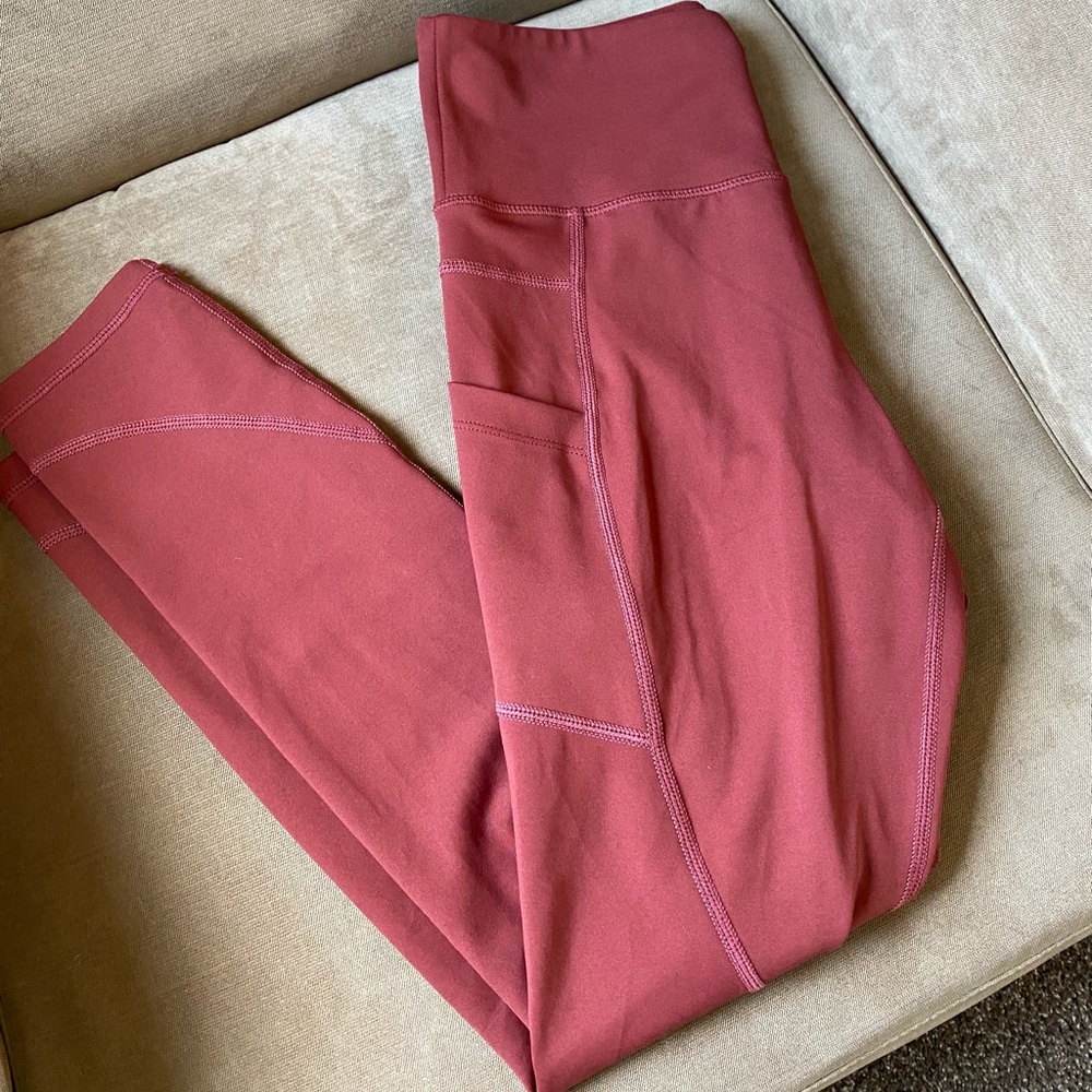 Zyia Burnt Rose light n tight leggings